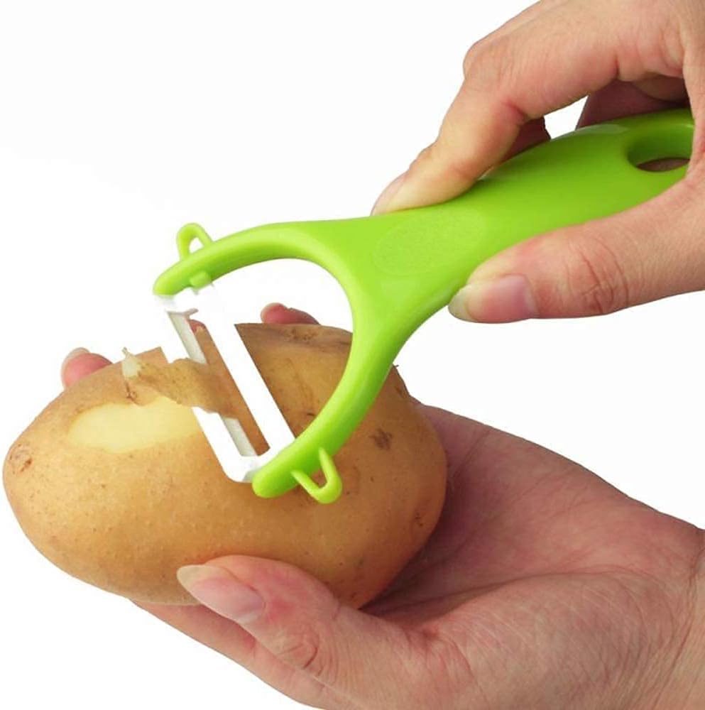 Ceramic Blade Peeler | ABS Handle | Multipurpose Fruit & Vegetable Peeler