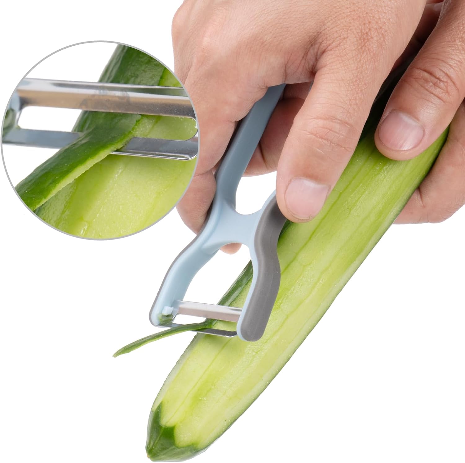 4-Piece Multipurpose Peeler Set | Stainless Steel Blade | Kitchen Fruit & Vegetable Peelers