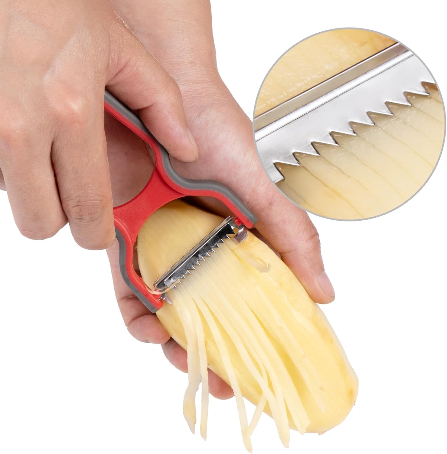 4-Piece Multipurpose Peeler Set | Stainless Steel Blade | Kitchen Fruit & Vegetable Peelers