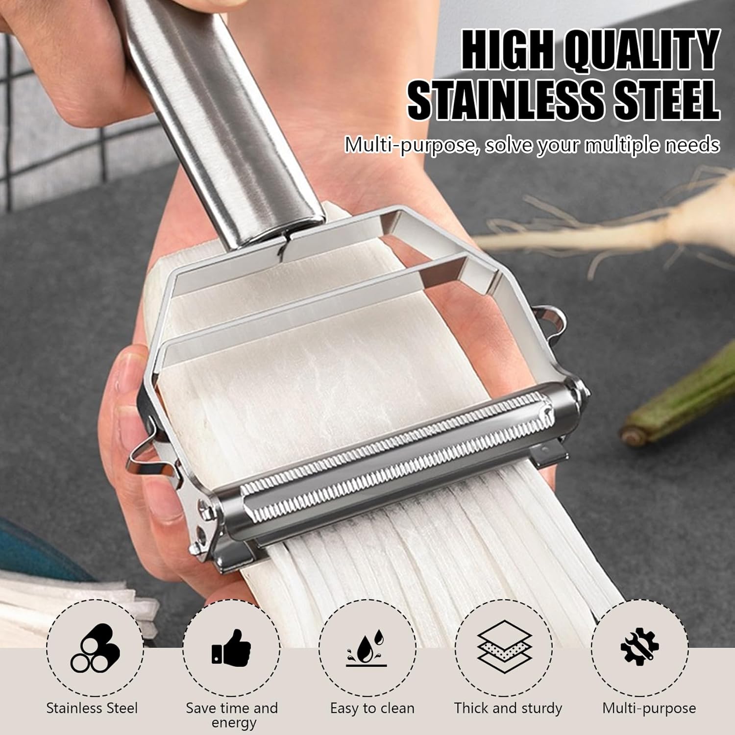 Stainless Steel Corn Stripper | Heavy-Duty Handle | Handheld Kernel Remover