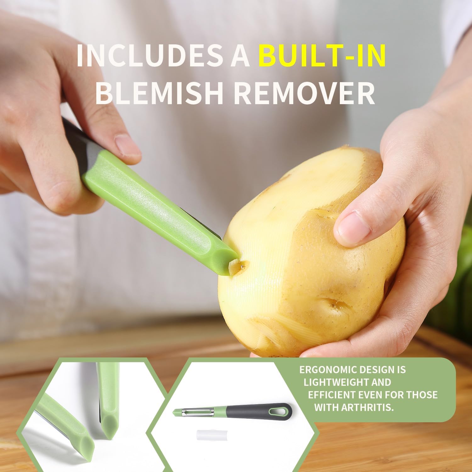 Stainless Steel Peeler | Multipurpose Fruit & Vegetable Peeler